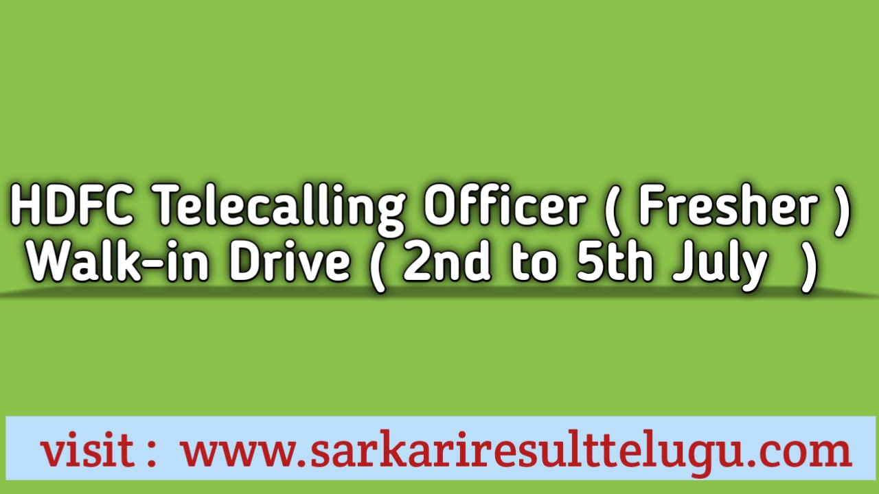 hdfc telecalling