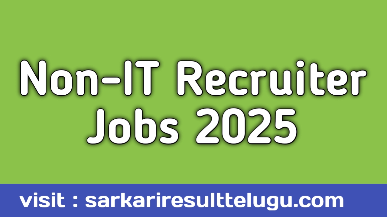 non-it jobs poster