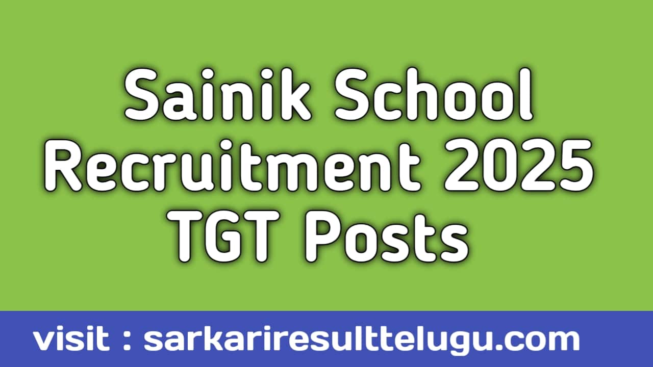 sainik school recruitment
